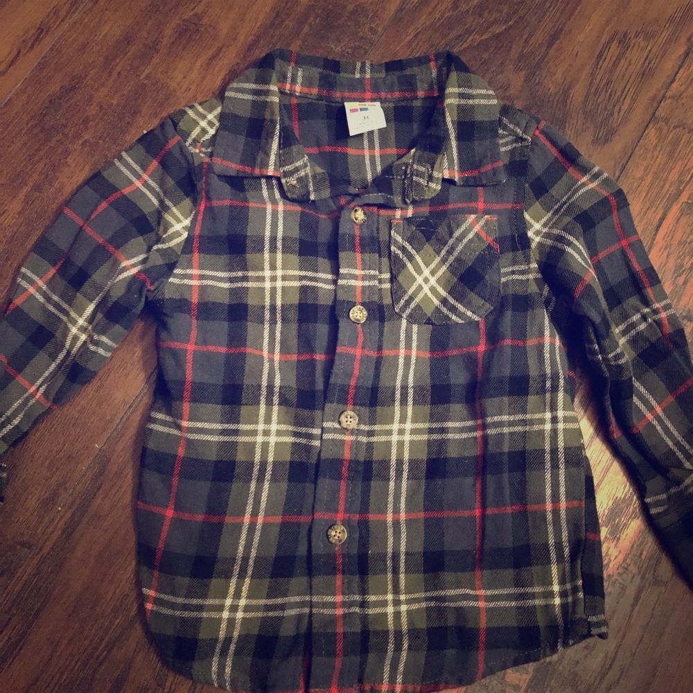 Flannel long sleeve shirt